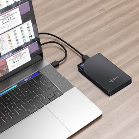 Caja Externa para Disco Duro de 2.5' Aisens ASE-2520B/ USB 3.1/ Sin tornillos Caja Externa para Disco Duro de 2.5' Aisens ASE-2520B/ USB 3.1/ Sin tornillos