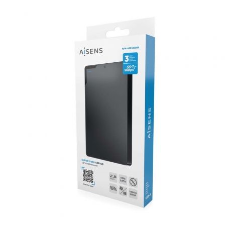 Caja Externa para Disco Duro de 2.5' Aisens ASE-2520B/ USB 3.1/ Sin tornillos Caja Externa para Disco Duro de 2.5' Aisens ASE-2520B/ USB 3.1/ Sin tornillos
