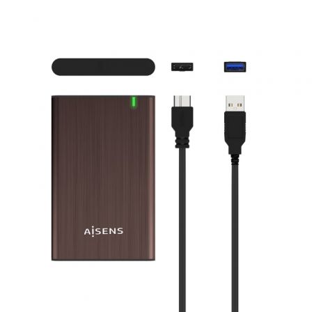 Caja Externa para Disco Duro de 2.5' Aisens ASE-2525BWN/ USB 3.0/ Sin tornillos Caja Externa para Disco Duro de 2.5' Aisens ASE-2525BWN/ USB 3.0/ Sin tornillos