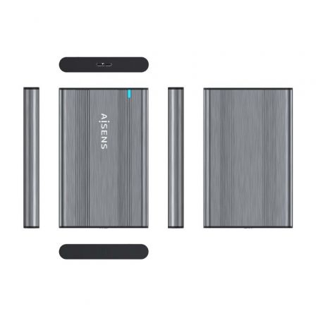 Caja Externa para Disco Duro de 2.5' Aisens ASE-2526GR/ USB 3.1/ Sin tornillos Caja Externa para Disco Duro de 2.5' Aisens ASE-2526GR/ USB 3.1/ Sin tornillos