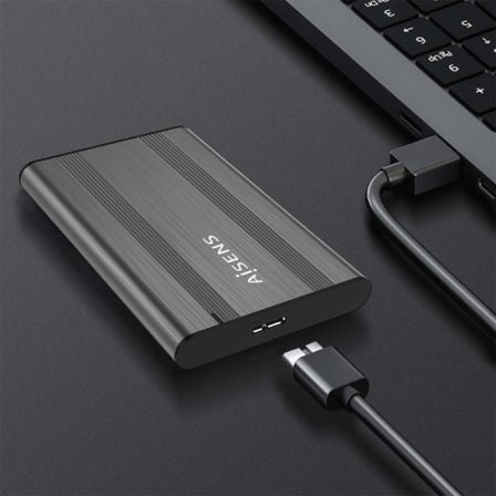 Caja Externa para Disco Duro de 2.5' Aisens ASE-2526GR/ USB 3.1/ Sin tornillos Caja Externa para Disco Duro de 2.5' Aisens ASE-2526GR/ USB 3.1/ Sin tornillos