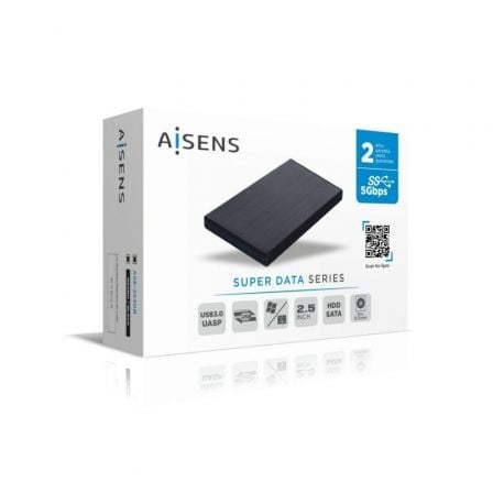 Caja Externa para Disco Duro de 2.5' Aisens ASE-2530B/ USB 3.1 Caja Externa para Disco Duro de 2.5' Aisens ASE-2530B/ USB 3.1