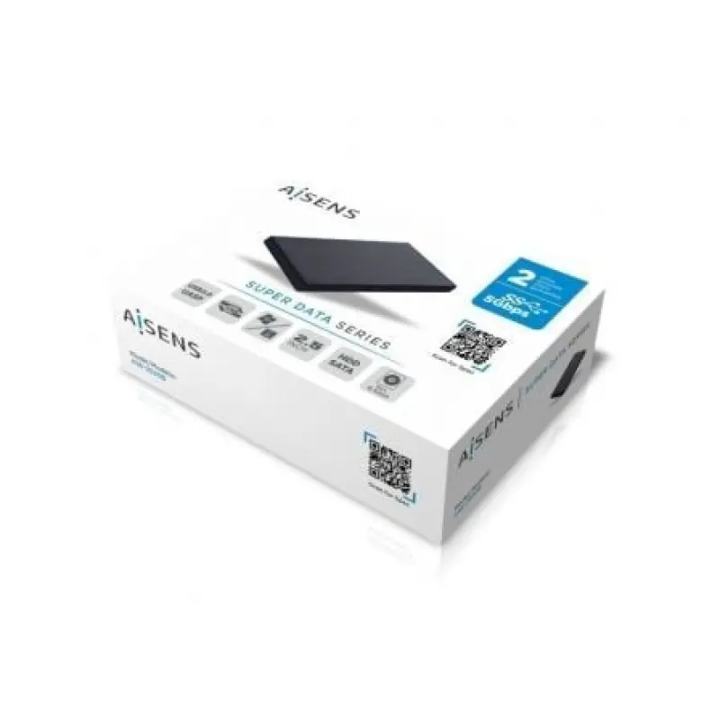 Caja Externa para Disco Duro de 2.5' Aisens ASE-2530B/ USB 3.1 Caja Externa para Disco Duro de 2.5' Aisens ASE-2530B/ USB 3.1