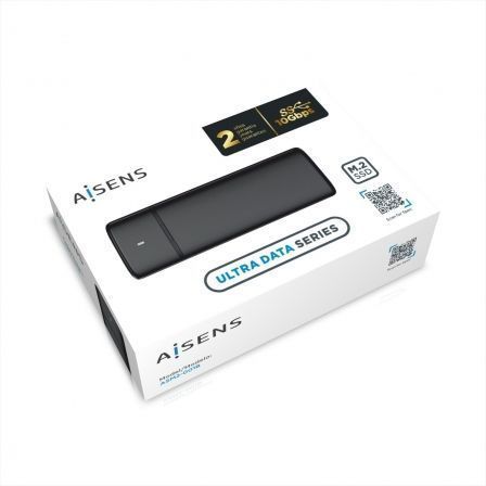 Caja Externa para Disco SSD M.2 SATA/NVMe Aisens ASM2-001B/ USB 3.1/ Sin tornillos Caja Externa para Disco SSD M.2 SATA/NVMe Aisens ASM2-001B/ USB 3.1/ Sin tornillos