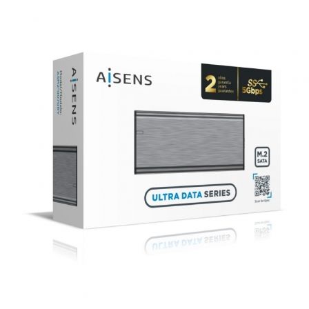 Caja Externa para Disco SSD M.2 SATA Aisens ASM2-007GRY/ USB 3.1 Gen1/ Sin Tornillos Caja Externa para Disco SSD M.2 SATA Aisens ASM2-007GRY/ USB 3.1 Gen1/ Sin Tornillos
