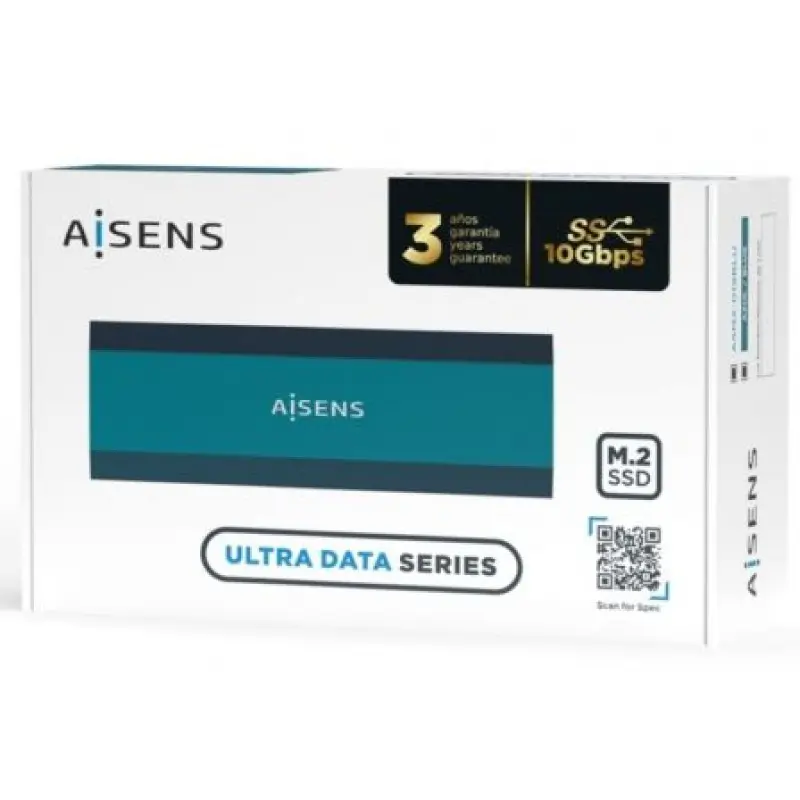Caja Externa para Disco SSD M.2 SATA/NVMe Aisens ASM2-019BLU/ USB 3.1/ Sin tornillos Caja Externa para Disco SSD M.2 SATA/NVMe Aisens ASM2-019BLU/ USB 3.1/ Sin tornillos