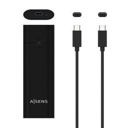 Caja Externa para Disco SSD M.2 NVMe Aisens ASM2-020B/ USB 3.1 Gen2/ Sin Tornillos Caja Externa para Disco SSD M.2 NVMe Aisens ASM2-020B/ USB 3.1 Gen2/ Sin Tornillos