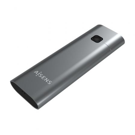Caja Externa para Disco SSD M.2 NVMe Aisens ASM2-021GR/ USB 3.1 Gen2/ Sin Tornillos Caja Externa para Disco SSD M.2 NVMe Aisens ASM2-021GR/ USB 3.1 Gen2/ Sin Tornillos