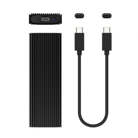 Caja Externa para Disco SSD M.2 NVMe Aisens ASM2-022B/ USB 3.2/ Sin tornillos Caja Externa para Disco SSD M.2 NVMe Aisens ASM2-022B/ USB 3.2/ Sin tornillos