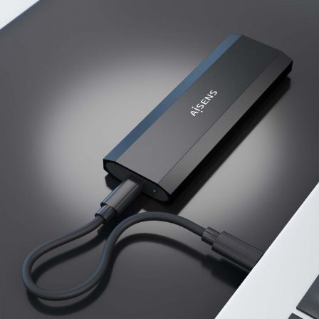 Caja Externa para Disco SSD M.2 NVMe Aisens ASM2-028B/ USB 3.2/ Sin tornillos Caja Externa para Disco SSD M.2 NVMe Aisens ASM2-028B/ USB 3.2/ Sin tornillos