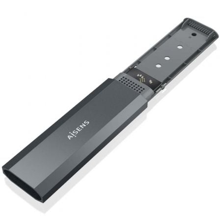 Caja Externa para Disco SSD M.2 NVMe Aisens ASM2-029GR/ USB 3.2/ Sin tornillos Caja Externa para Disco SSD M.2 NVMe Aisens ASM2-029GR/ USB 3.2/ Sin tornillos