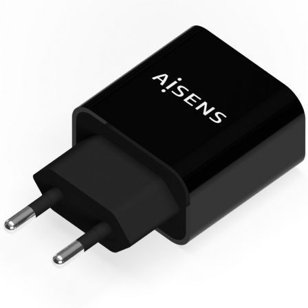 Cargador de Pared Aisens A110-0538/ 1xUSB Tipo-C PD3.0/ 20W/ Negro Cargador de Pared Aisens A110-0538/ 1xUSB Tipo-C PD3.0/ 20W/ Negro