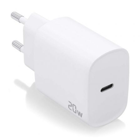 Cargador de Pared Aisens A110-0752/ 1xUSB Tipo-C/ 20W Cargador de Pared Aisens A110-0752/ 1xUSB Tipo-C/ 20W