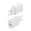 Cargador de Pared Aisens A110-0754/ 1xUSB Tipo-C/ 1xUSB/ 20W