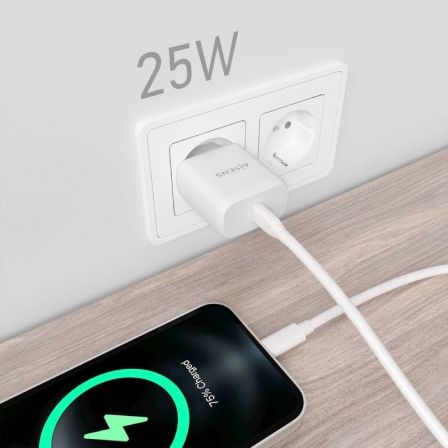 Cargador de Pared Aisens A110-0756/ 1xUSB Tipo-C/ 25W Cargador de Pared Aisens A110-0756/ 1xUSB Tipo-C/ 25W
