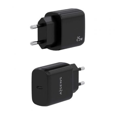 Cargador de Pared Aisens A110-0757/ 1xUSB Tipo-C/ 25W Cargador de Pared Aisens A110-0757/ 1xUSB Tipo-C/ 25W