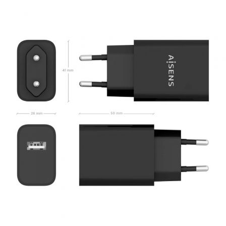 Cargador de Pared Aisens A110-0854/ 1xUSB/ 10.5W Cargador de Pared Aisens A110-0854/ 1xUSB/ 10.5W