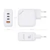 Cargador Gan de Pared Aisens ASCH-100W4P028-W/ 3xUSB Tipo-C/ 1x USB/ 100W Cargador Gan de Pared Aisens ASCH-100W4P028-W/ 3xUSB Tipo-C/ 1x USB/ 100W