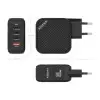 Cargador Gan de Pared Aisens ASCH-100W4P029-BK/ 3xUSB Tipo-C/ 1x USB/ 100W Cargador Gan de Pared Aisens ASCH-100W4P029-BK/ 3xUSB Tipo-C/ 1x USB/ 100W