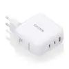 Cargador Gan de Pared Aisens ASCH-140W3P030-W/ 2xUSB Tipo-C/ 1xUSB/ 140W