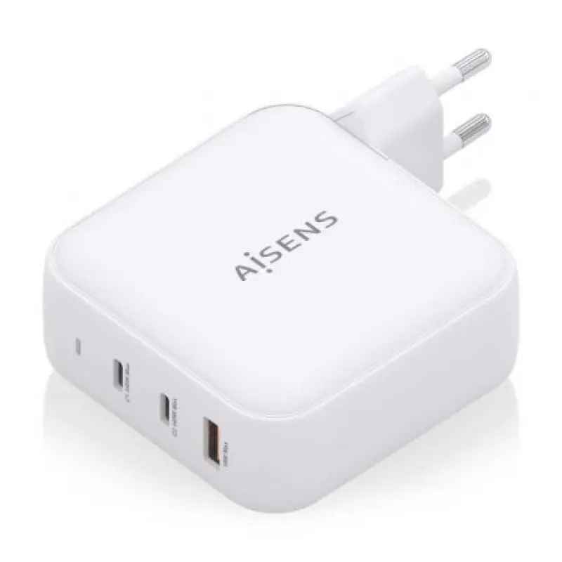 Cargador Gan de Pared Aisens ASCH-140W3P030-W/ 2xUSB Tipo-C/ 1xUSB/ 140W Cargador Gan de Pared Aisens ASCH-140W3P030-W/ 2xUSB Tipo-C/ 1xUSB/ 140W