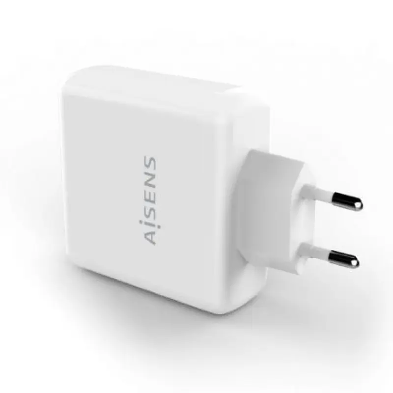 Cargador de Pared Aisens ASCH-1PD60-W/ 1xUSB Tipo-C/ 60W Cargador de Pared Aisens ASCH-1PD60-W/ 1xUSB Tipo-C/ 60W