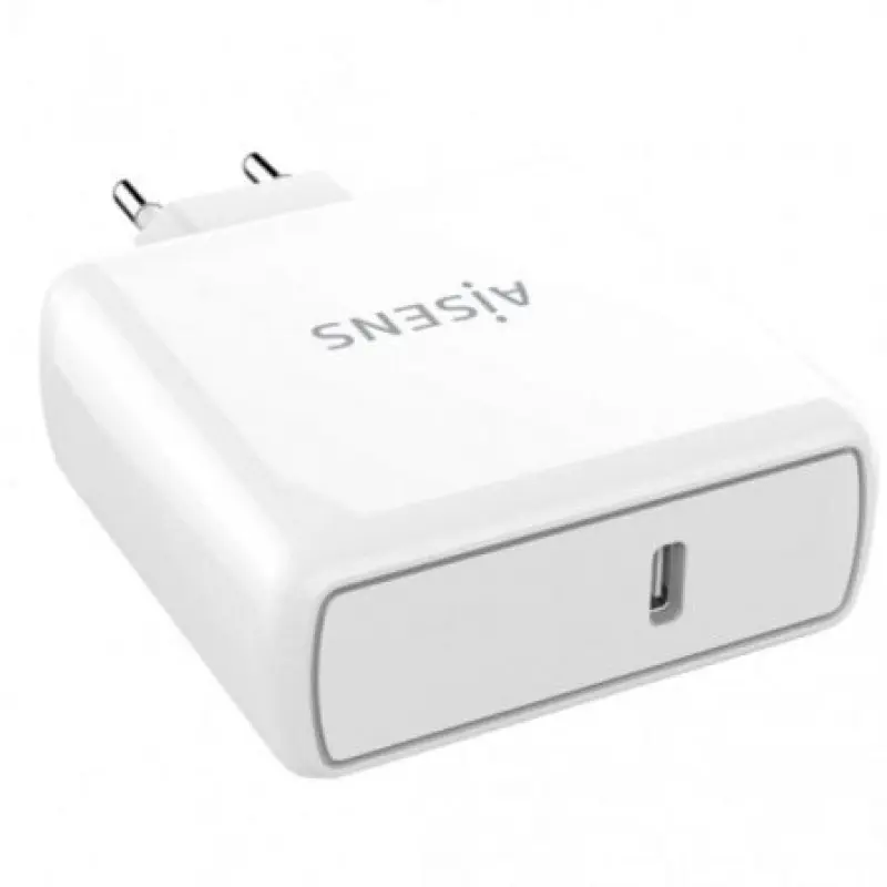 Cargador de Pared Aisens ASCH-1PD60-W/ 1xUSB Tipo-C/ 60W Cargador de Pared Aisens ASCH-1PD60-W/ 1xUSB Tipo-C/ 60W
