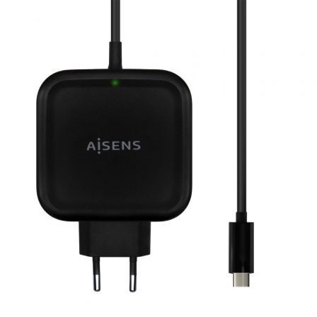 Cargador de Pared Aisens ASCH-1PD65WL-BK/ 1xUSB Tipo-C/ 65W Cargador de Pared Aisens ASCH-1PD65WL-BK/ 1xUSB Tipo-C/ 65W