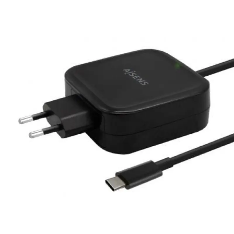 Cargador de Pared Aisens ASCH-1PD65WL-BK/ 1xUSB Tipo-C/ 65W Cargador de Pared Aisens ASCH-1PD65WL-BK/ 1xUSB Tipo-C/ 65W