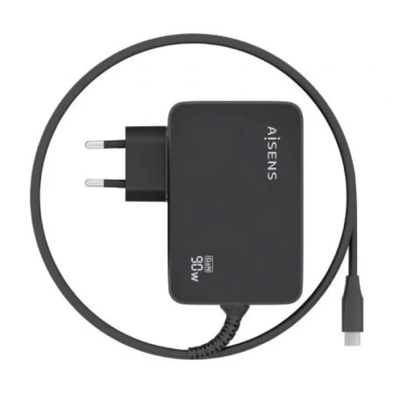 Cargador Gan de Pared Aisens ASCH-1PD90WL034-BK/ 1xUSB Tipo-C + Cable 1.8m/ 90W Cargador Gan de Pared Aisens ASCH-1PD90WL034-BK/ 1xUSB Tipo-C + Cable 1.8m/ 90W