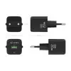 Cargador Gan de Pared Aisens ASCH-20W2P011-BK/ 1xUSB Tipo-C/ 1xUSB/ 20W Cargador Gan de Pared Aisens ASCH-20W2P011-BK/ 1xUSB Tipo-C/ 1xUSB/ 20W
