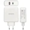 Cargador de Pared Aisens ASCH-2PD45A-W/ 1xUSB Tipo-C/ 1x USB/ 57W Cargador de Pared Aisens ASCH-2PD45A-W/ 1xUSB Tipo-C/ 1x USB/ 57W