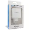 Cargador de Pared Aisens ASCH-2PD45A-W/ 1xUSB Tipo-C/ 1x USB/ 57W Cargador de Pared Aisens ASCH-2PD45A-W/ 1xUSB Tipo-C/ 1x USB/ 57W