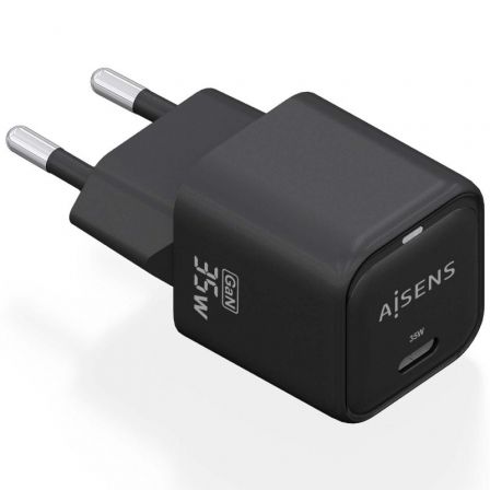Cargador Gan de Pared Aisens ASCH-35W1P023-BK/ 1xUSB Tipo-C/ 35W Cargador Gan de Pared Aisens ASCH-35W1P023-BK/ 1xUSB Tipo-C/ 35W