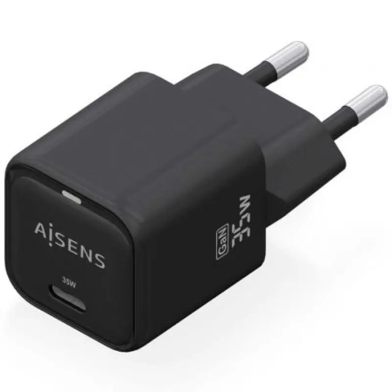 Cargador Gan de Pared Aisens ASCH-35W1P023-BK/ 1xUSB Tipo-C/ 35W Cargador Gan de Pared Aisens ASCH-35W1P023-BK/ 1xUSB Tipo-C/ 35W