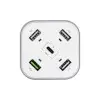 Cargador de Mesa Aisens ASCH-5PQC-W/ 1xUSB Tipo-C/ 4xUSB/ 48W Cargador de Mesa Aisens ASCH-5PQC-W/ 1xUSB Tipo-C/ 4xUSB/ 48W