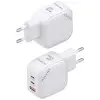 Cargador Gan de Pared Aisens ASCH-65W3P026-W/ 2xUSB Tipo-C/ 1xUSB/ 65W