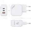 Cargador Gan de Pared Aisens ASCH-65W3P026-W/ 2xUSB Tipo-C/ 1xUSB/ 65W