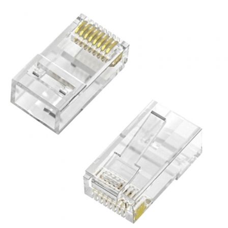Conector RJ45 Aisens A139-0657/ Cat.6/ 100 uds Conector RJ45 Aisens A139-0657/ Cat.6/ 100 uds