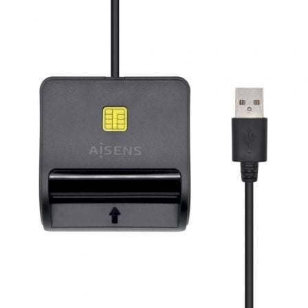 Lector de DNI Aisens ASCR-SN01-BK/ Negro Lector de DNI Aisens ASCR-SN01-BK/ Negro