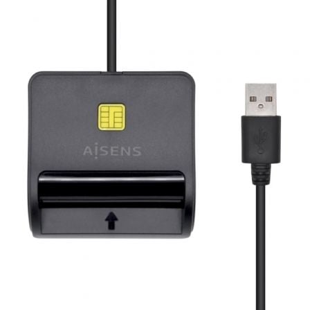 Lector de DNI y Tarjetas Aisens ASCR-SN02SD-BK/ Negro Lector de DNI y Tarjetas Aisens ASCR-SN02SD-BK/ Negro