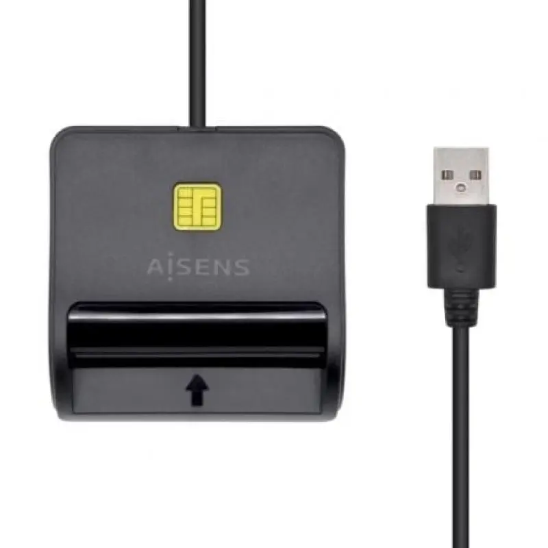 Lector de DNI y Tarjetas Aisens ASCR-SN02SD-BK/ Negro Lector de DNI y Tarjetas Aisens ASCR-SN02SD-BK/ Negro