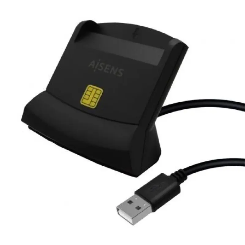 Lector de DNI y Tarjetas Aisens ASCR-SN05-BK/ Negro Lector de DNI y Tarjetas Aisens ASCR-SN05-BK/ Negro