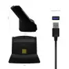Lector de DNI y Tarjetas Aisens ASCR-SN05-BK/ Negro Lector de DNI y Tarjetas Aisens ASCR-SN05-BK/ Negro