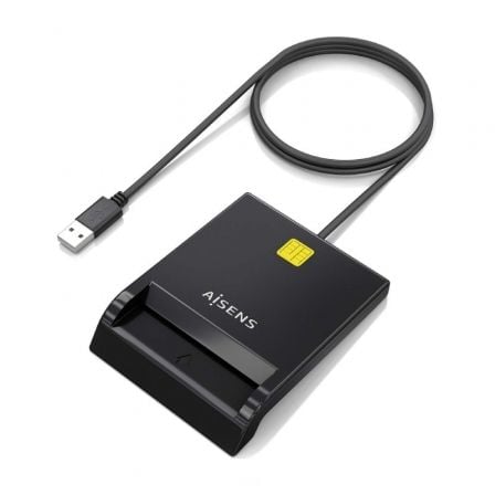 Lector de DNI y Tarjetas Aisens ASCR-SN06-BK/ Negro Lector de DNI y Tarjetas Aisens ASCR-SN06-BK/ Negro