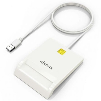 Lector de DNI y Tarjetas Aisens ASCR-SN07-W/ Blanco Lector de DNI y Tarjetas Aisens ASCR-SN07-W/ Blanco