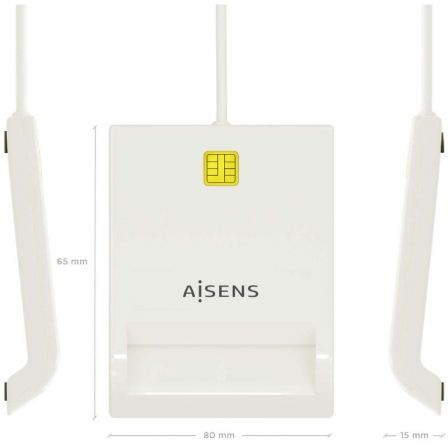 Lector de DNI y Tarjetas Aisens ASCR-SN07-W/ Blanco Lector de DNI y Tarjetas Aisens ASCR-SN07-W/ Blanco