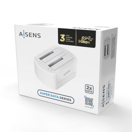 Docking Station para Discos Duros Aisens ASDS-D02W Docking Station para Discos Duros Aisens ASDS-D02W