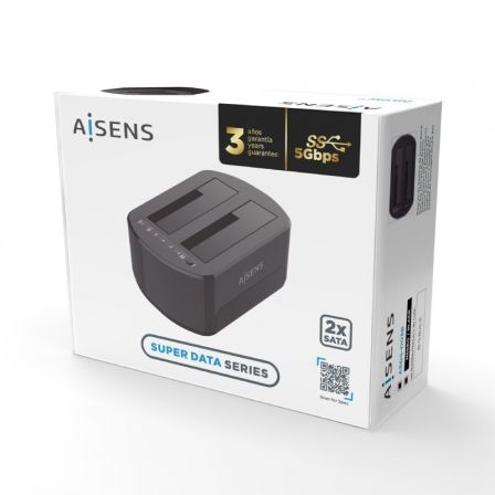 Docking Station para Discos Duros Aisens ASDS-D03B Docking Station para Discos Duros Aisens ASDS-D03B