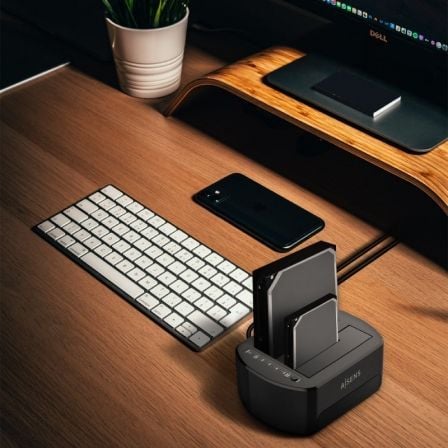 Docking Station para Discos Duros Aisens ASDS-D03B Docking Station para Discos Duros Aisens ASDS-D03B